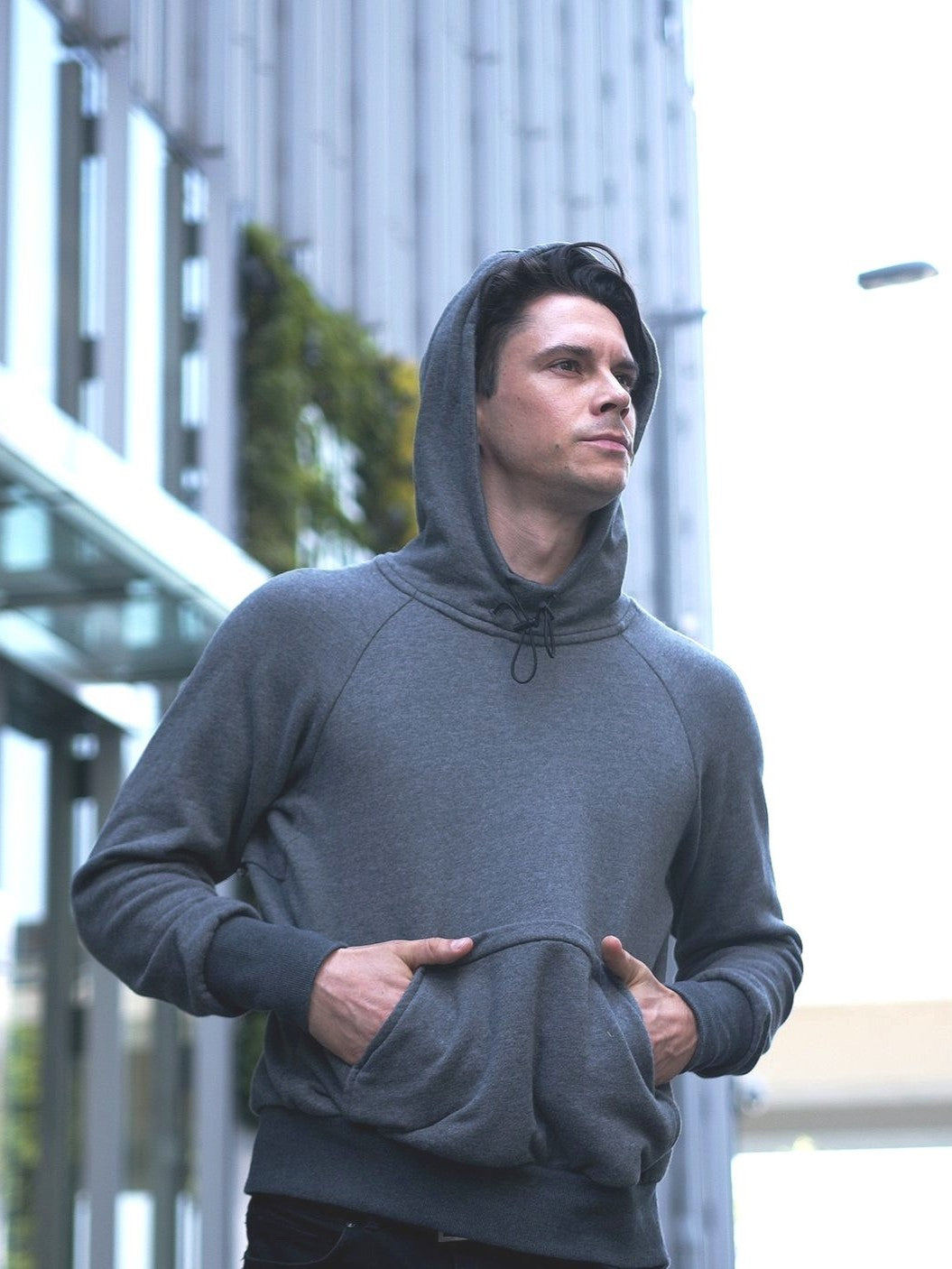 Unisex Guilt-Free Travel Hoodie - Chicago Black