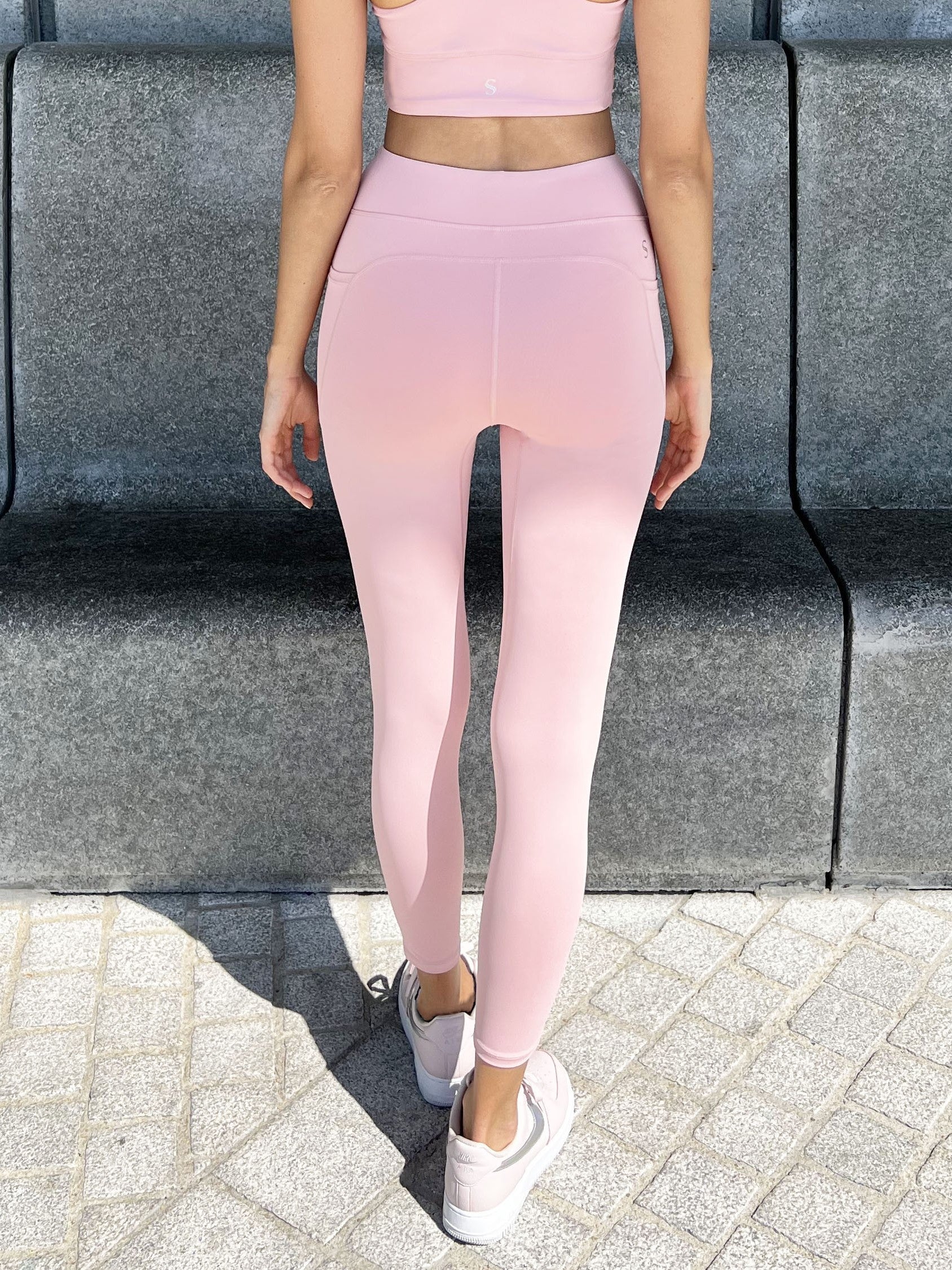 Lifting Leggings - Soft Pink